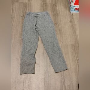 Holt Renfrew Womens Gray Cashmere Knit Joggers Pants Fits Sz XS